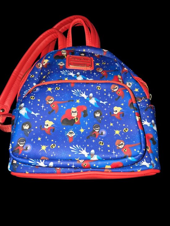Disney Parks Loungefly Incredibles Mini Backpack Pixar Family Print Bag main image 5